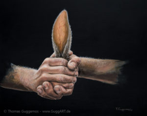 Das Versteck - Acrylmalerei auf Holz 40x50cm - Thomas Guggemos