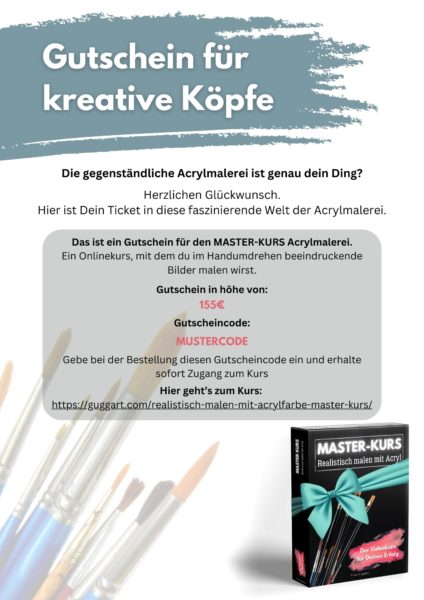 Geschenk Gutschein MASTER KURS