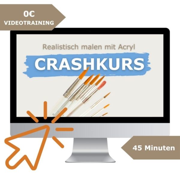 So kannst du realistisch aussehende Bilder mit Acryl malen