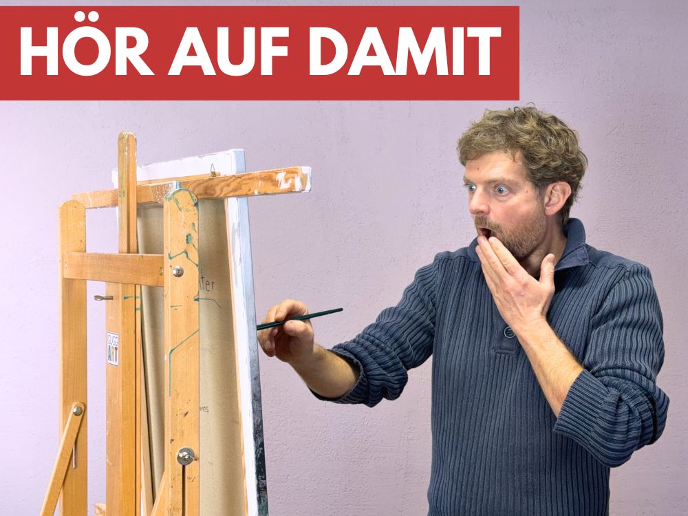 Male nicht mit Acryl, bevor du...
