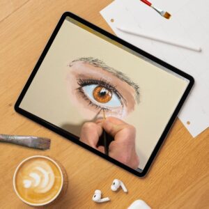 Augen malen mit Acrylfarben